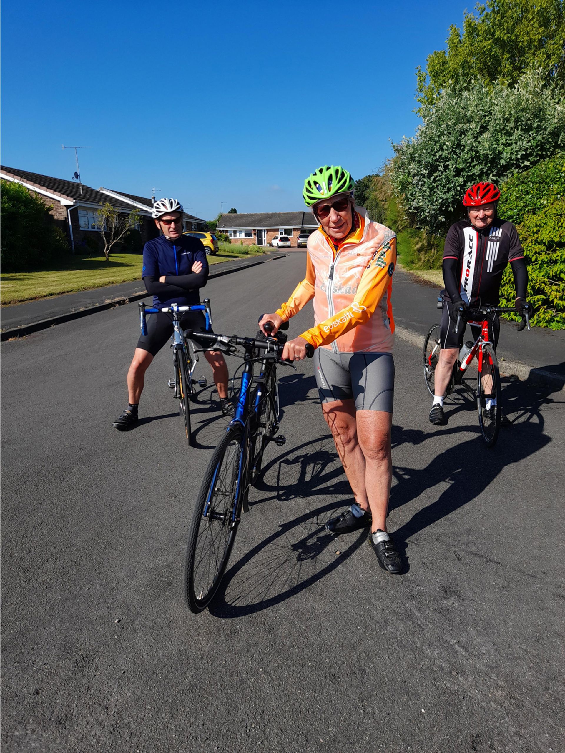 80th Birthday celebrated in style by cycling 80 miles!